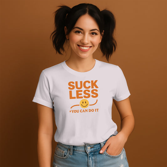 Suck Less You Can Do It Motivational T-shirt