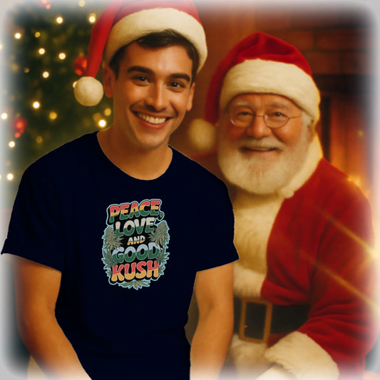 Peace Love And Good Kush Graphic Tee