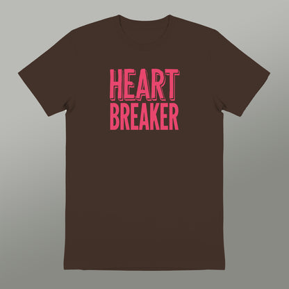 Heart Breaker Graphic Print T-Shirt Apparel