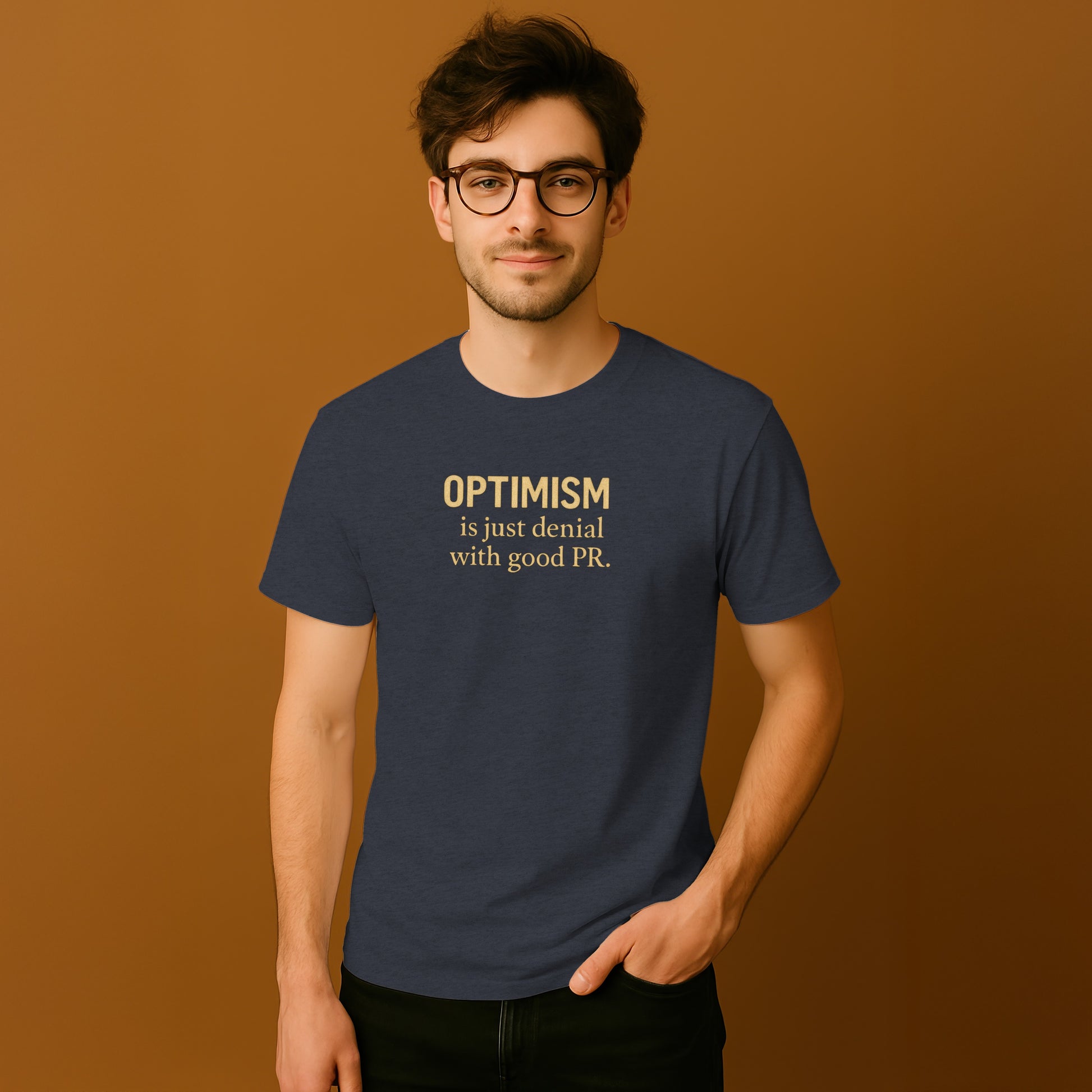 Optimism Is Just Denial With Good PR T-shirt