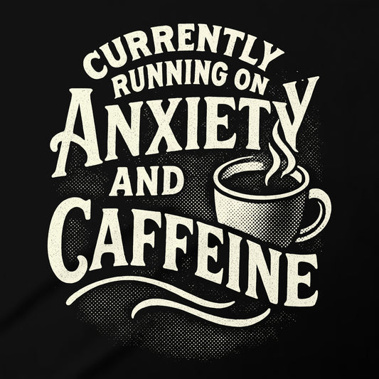 Currently Running on Anxiety and Caffeine product