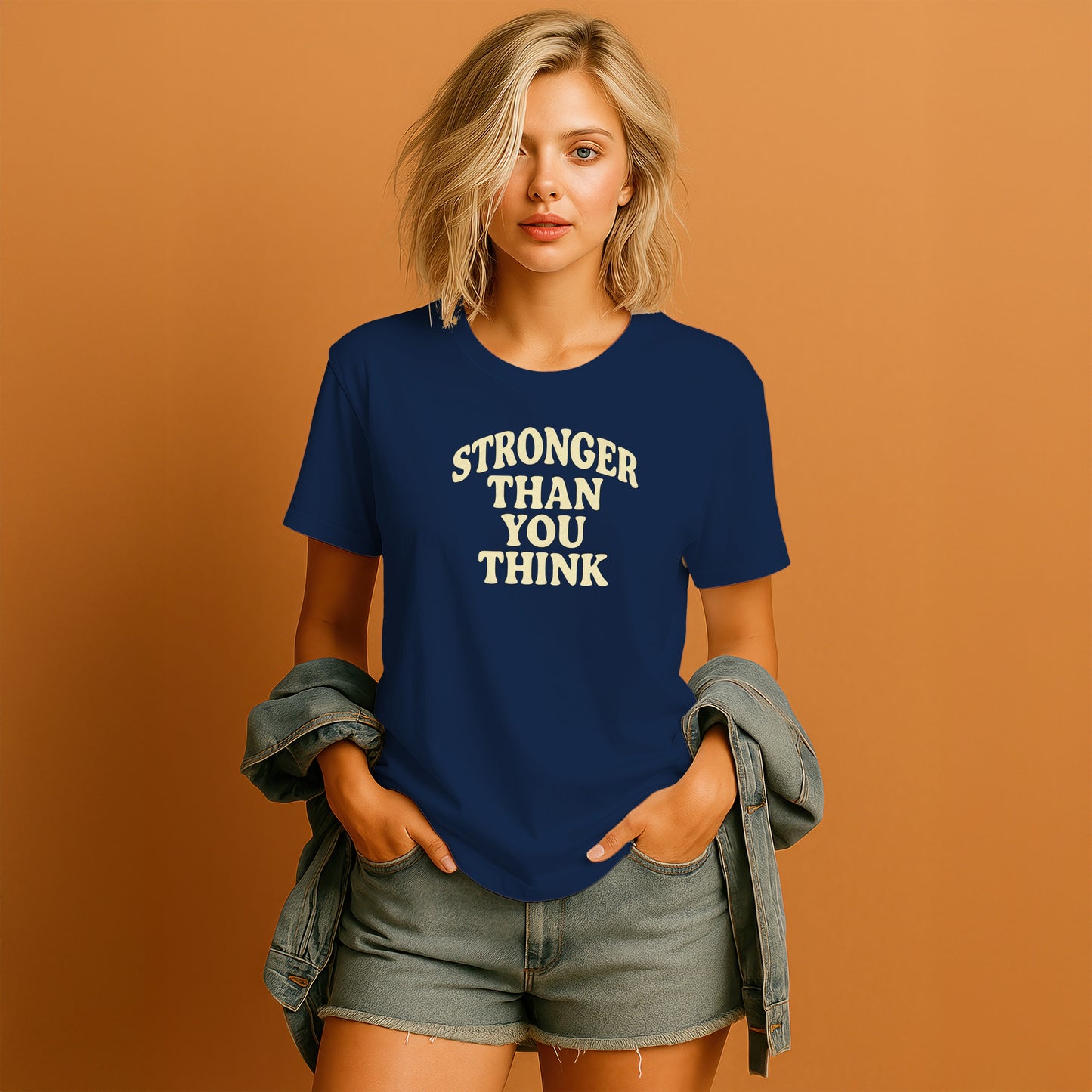 Stronger Than You Think Motivational T-shirt