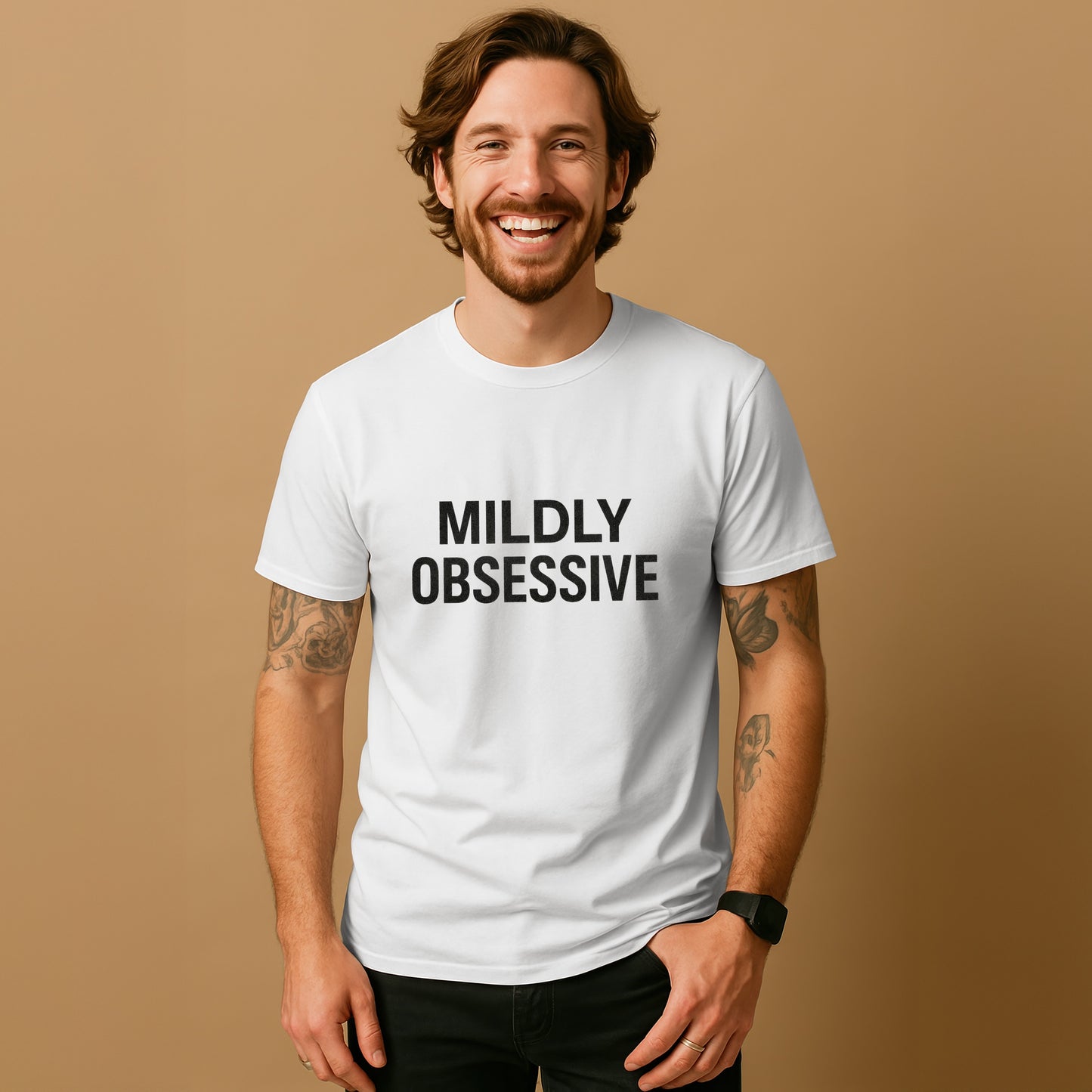 Mildly Obsessive Statement Tee Shirt Product