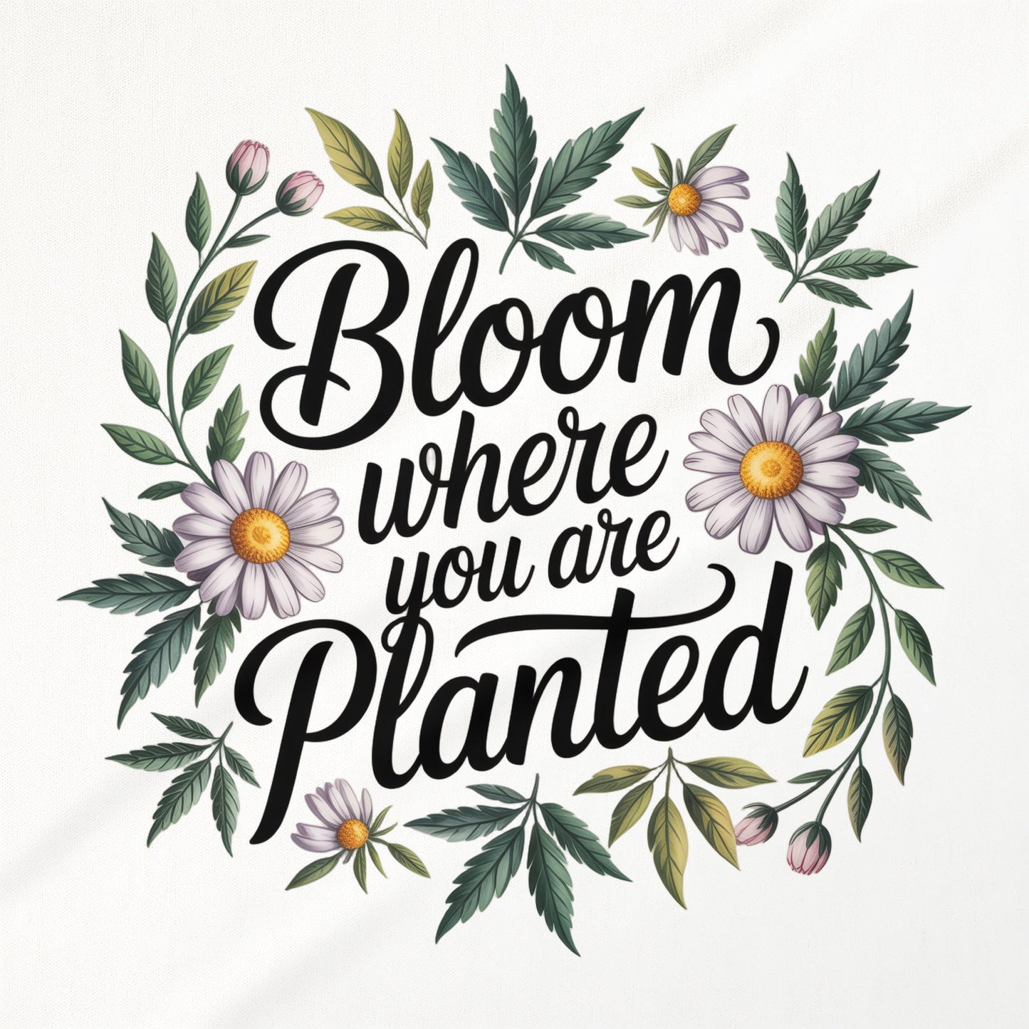 Bloom Where You Are Planted Poster