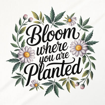 Bloom Where You Are Planted Poster