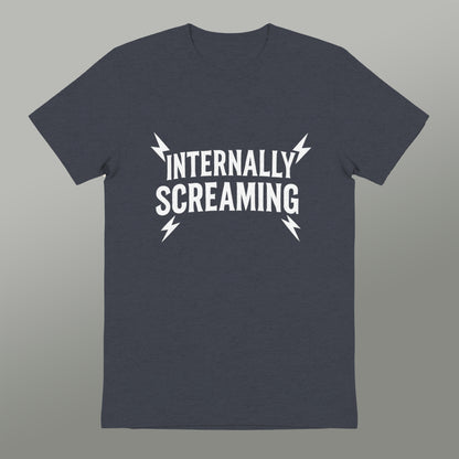 Internally Screaming Graphic Shirt Fun Casual Tee