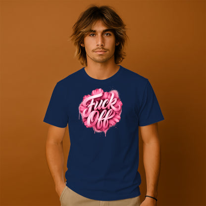 Bold Statement Blue T-shirt with Unique Design