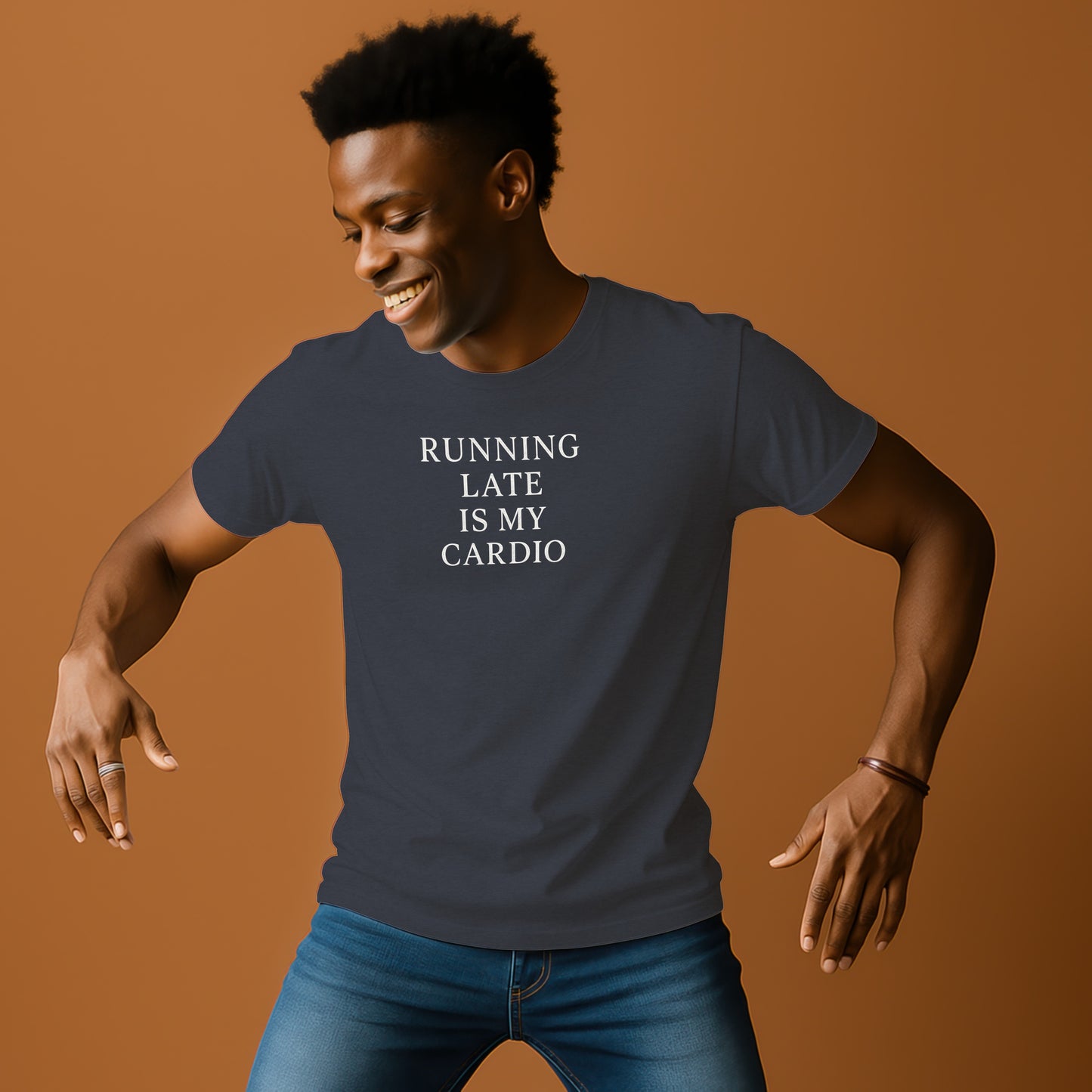 Running Late Is My Cardio Graphic Tee
