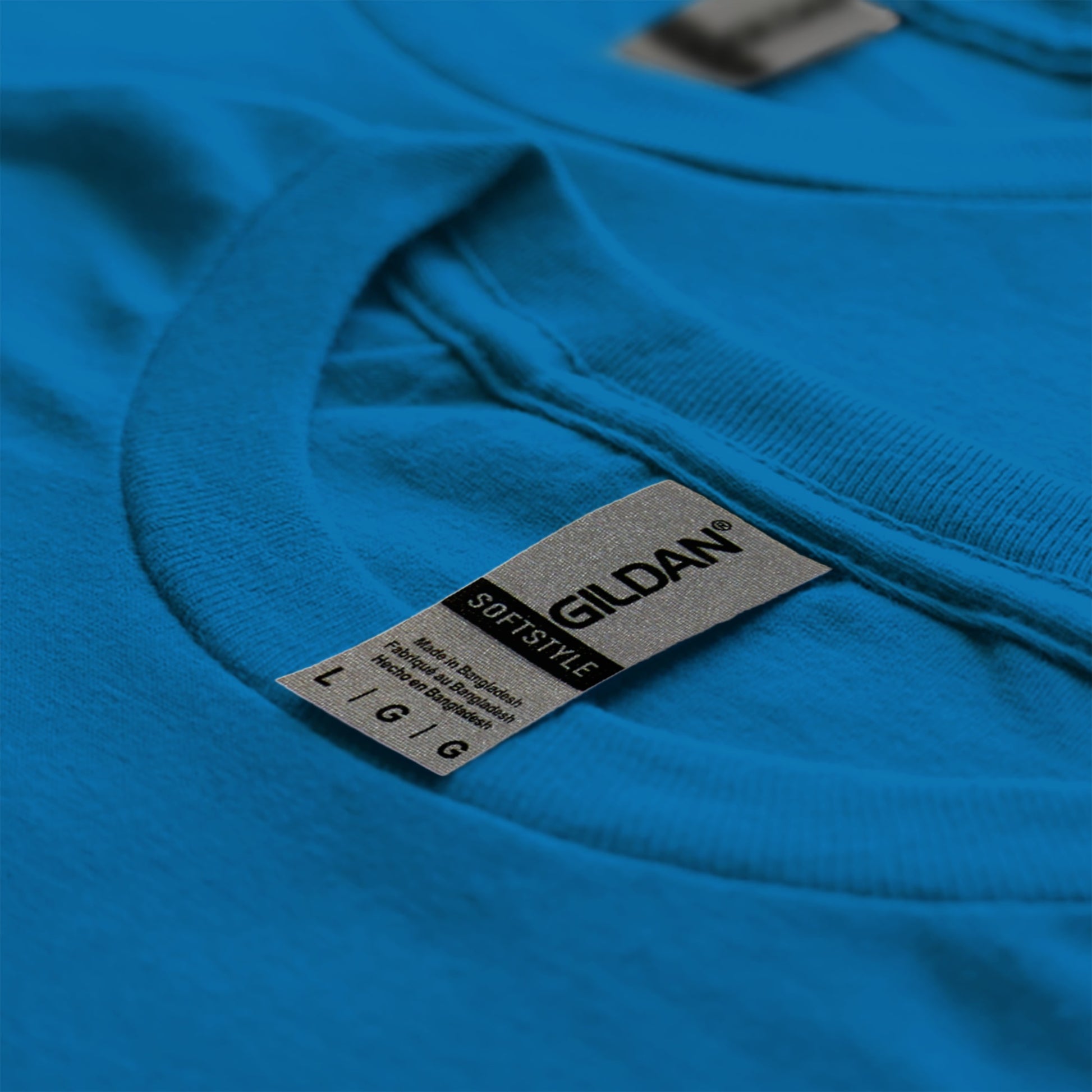 Comfortable Vibrant Blue Softstyle Short Sleeve T-Shirt