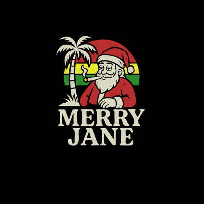 Merry Jane Santa Smoking Palm Tree Design product