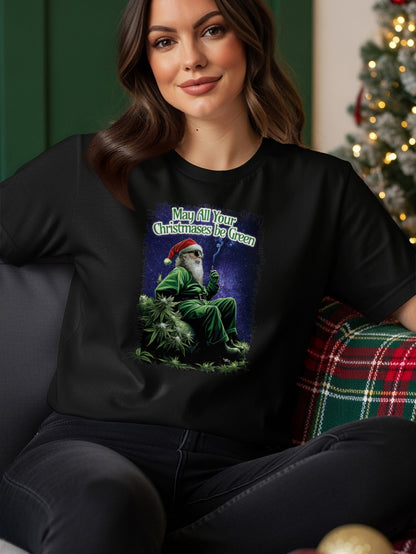 May All Your Christmases Be Green Graphic Tee