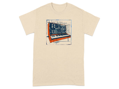 Retro Synthesizer Graphic T-Shirt Product