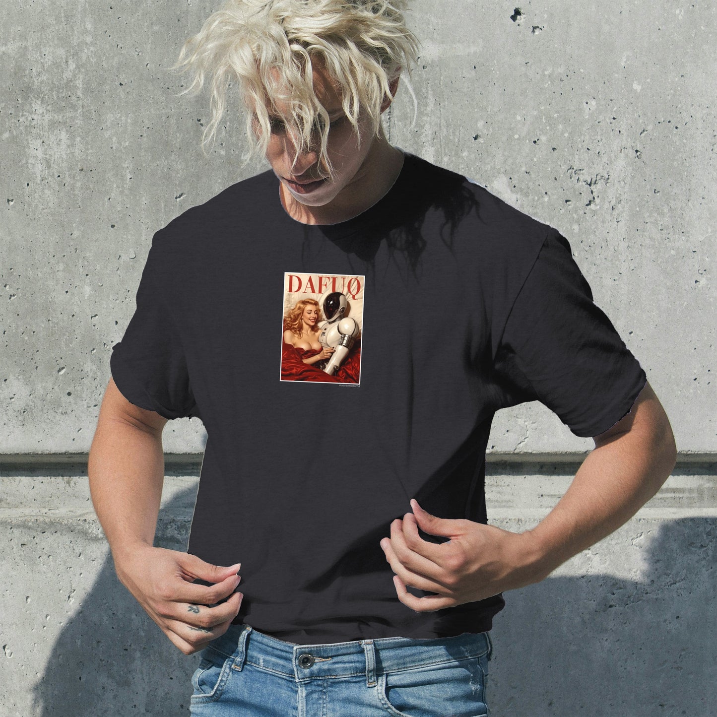 Cool Vintage Art Inspired Graphic T-shirt