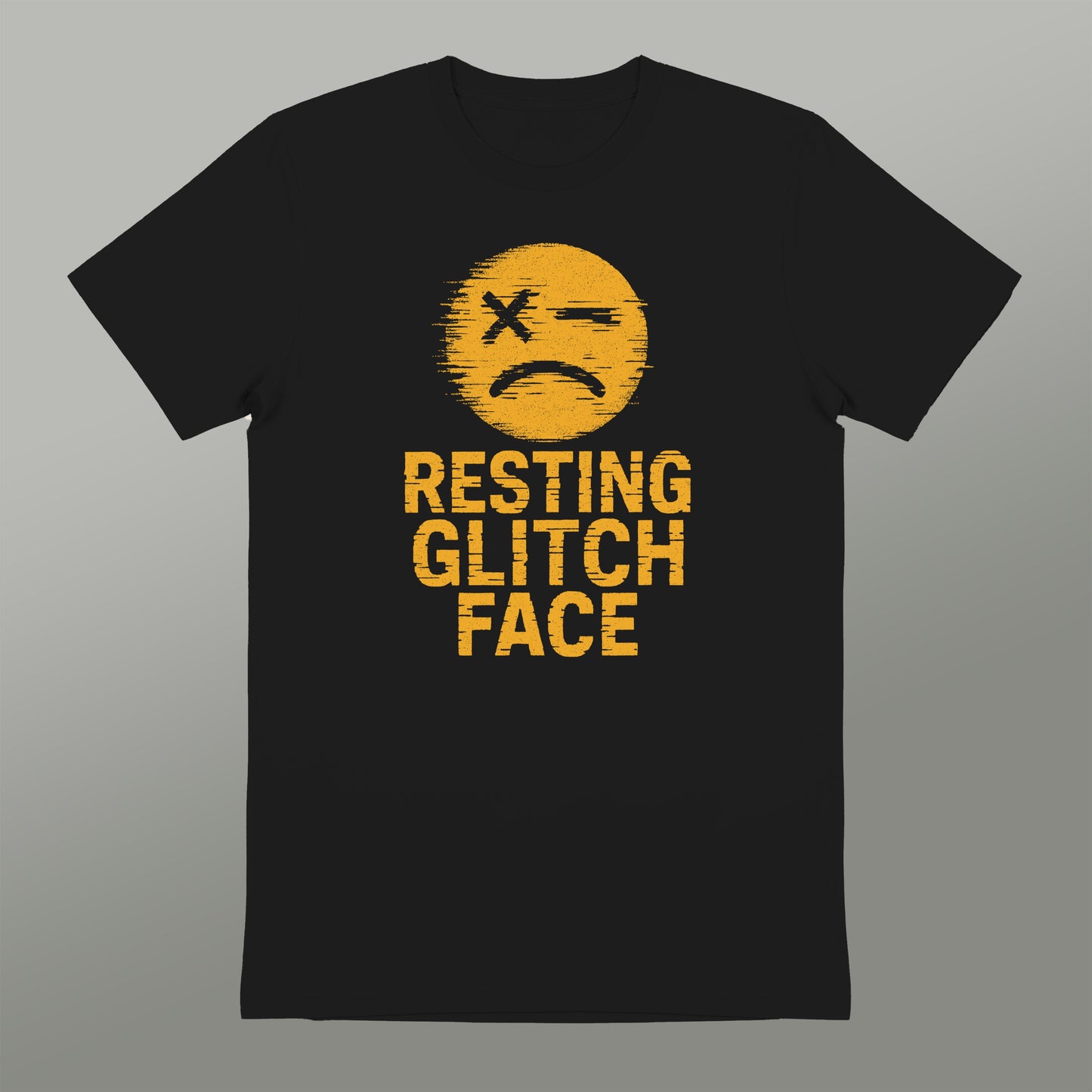 Resting Glitch Face T-Shirt Perfect for Gamers