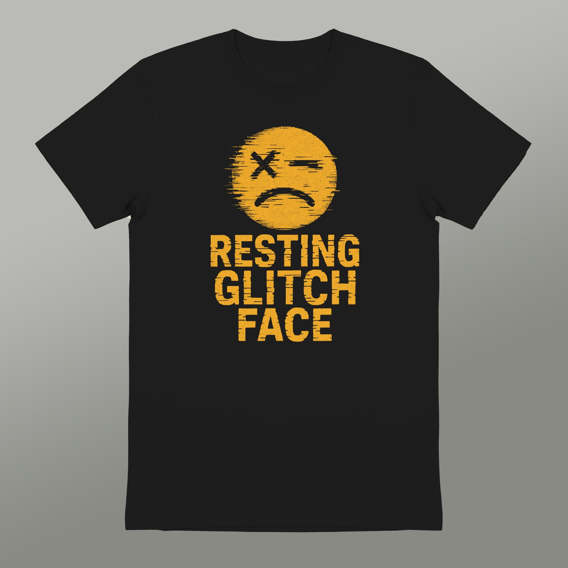 Resting Glitch Face T-Shirt Perfect for Gamers