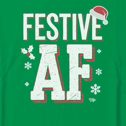 Festive AF Bold and Fun Holiday Graphic Tee product