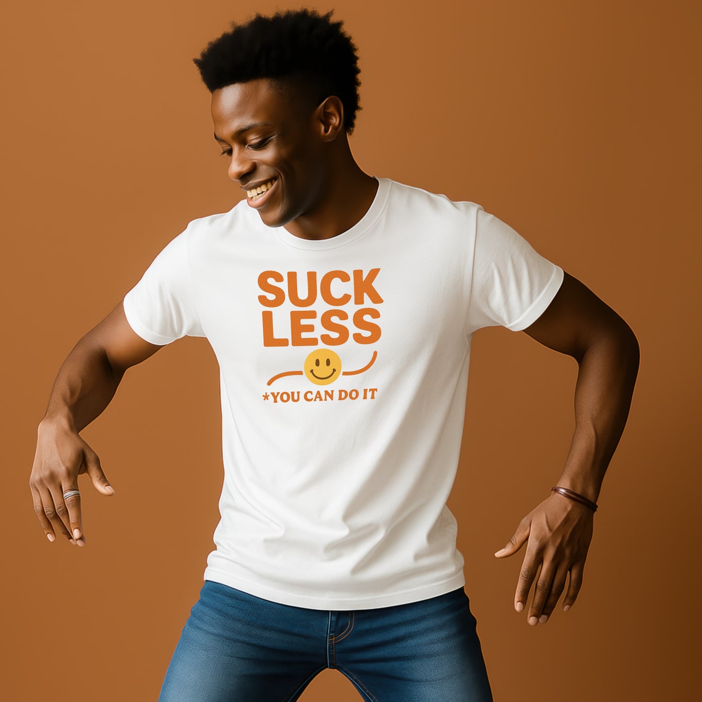 Suck Less You Can Do It Motivational T-shirt