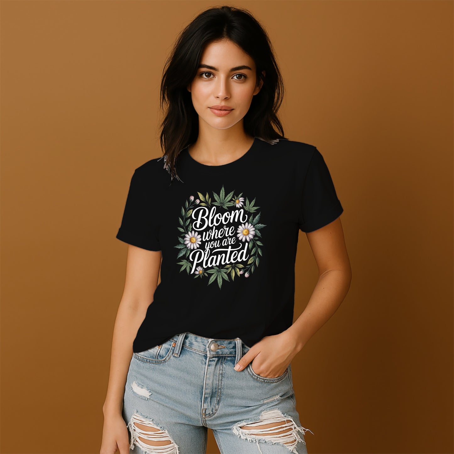 Bloom Where You Are Planted Graphic T-Shirt