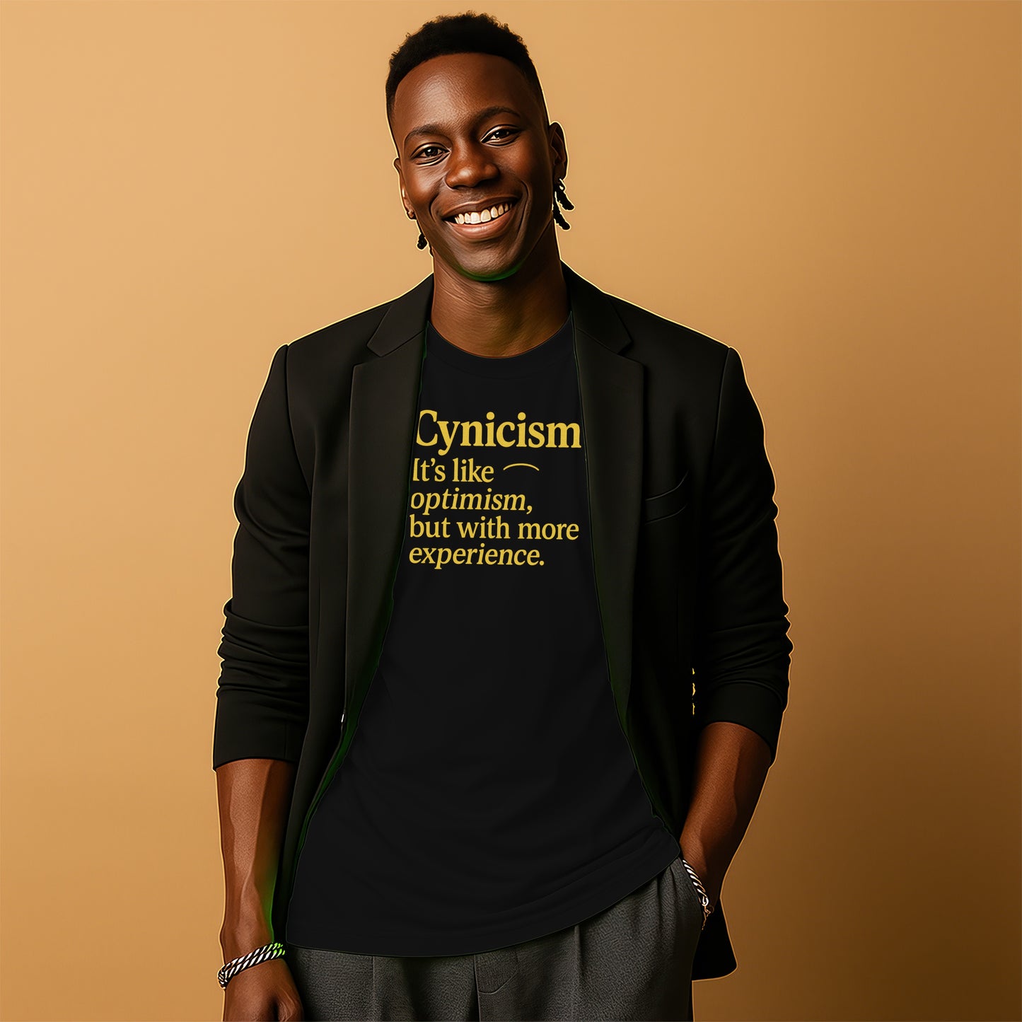 Cynicism It's Like Optimism With More Experience Shirt