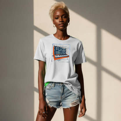 Vintage Synthesizer T-Shirt Electronic Music Apparel