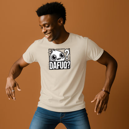 Funny Cartoon Character Dafuq Expression T-shirt
