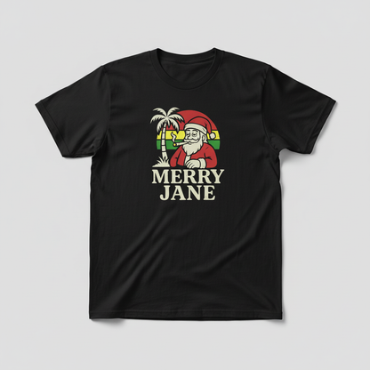Merry Jane T-Shirt front view in black